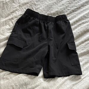 Black kids M athletic shorts unisex NWOT
